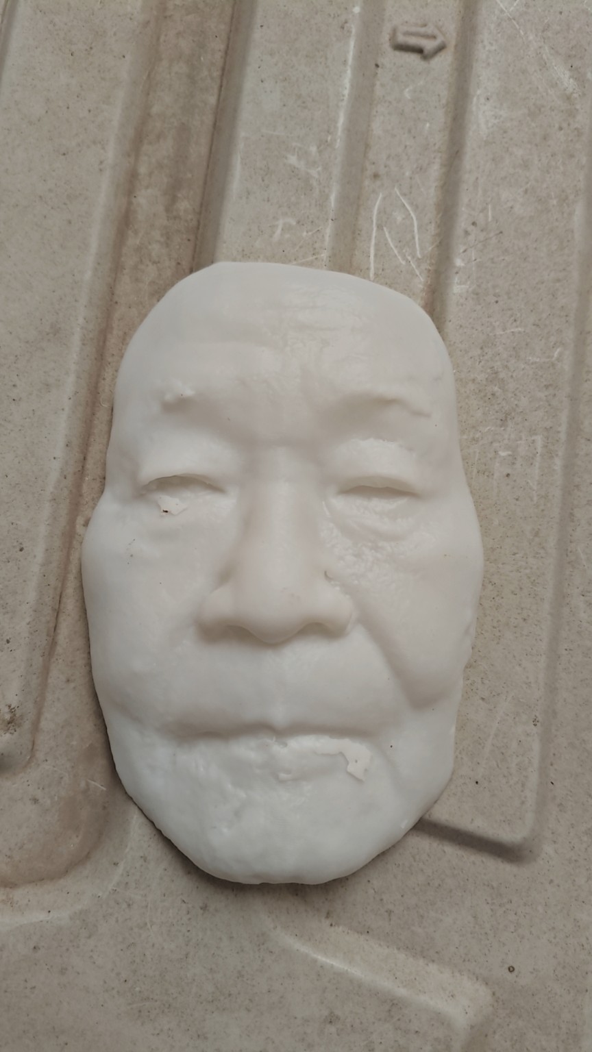 人像浮雕模型实际打印照片